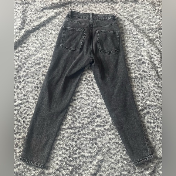 Grey Wash Garage Mom Jeans 00 - Picture 2 of 3